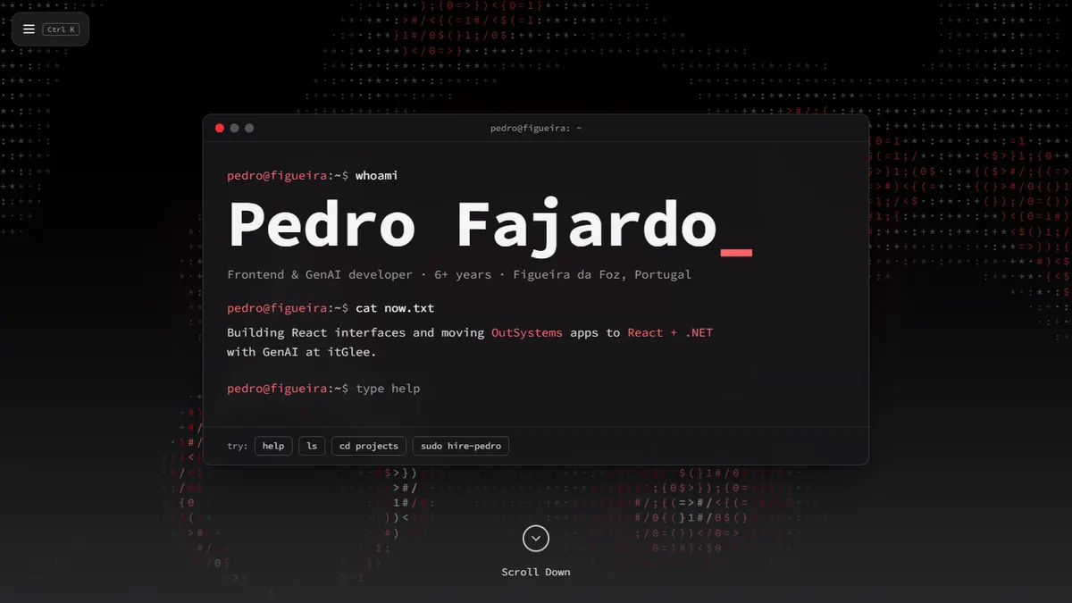 Captura de ecrã de Este website